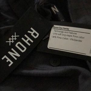 Rhône men’s medium Henley long sleeve. Brand new